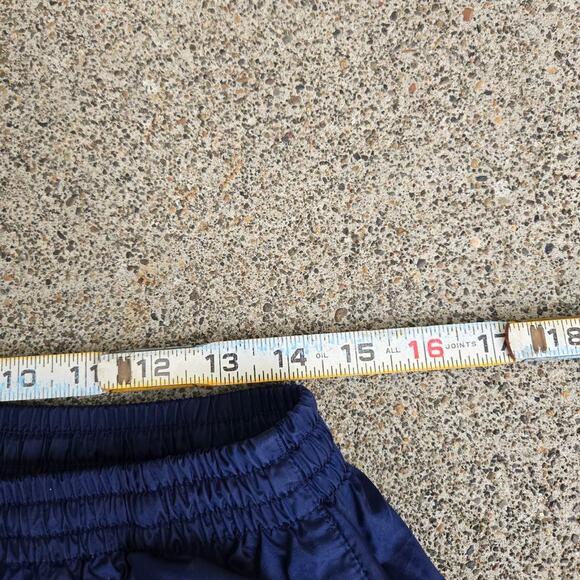 Vtg Y2k ADIDAS Small 3 Stripe Logo Plain Earthtone Athletic Track Pants Navy Lg - Picture 5 of 6